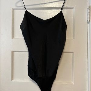 Black tank bodysuit